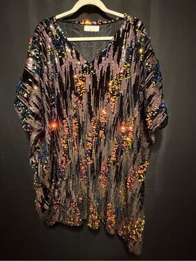 Black Sequin Tunic